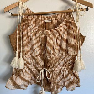 Ulla Johnson Rio Tie-Shoulder Top